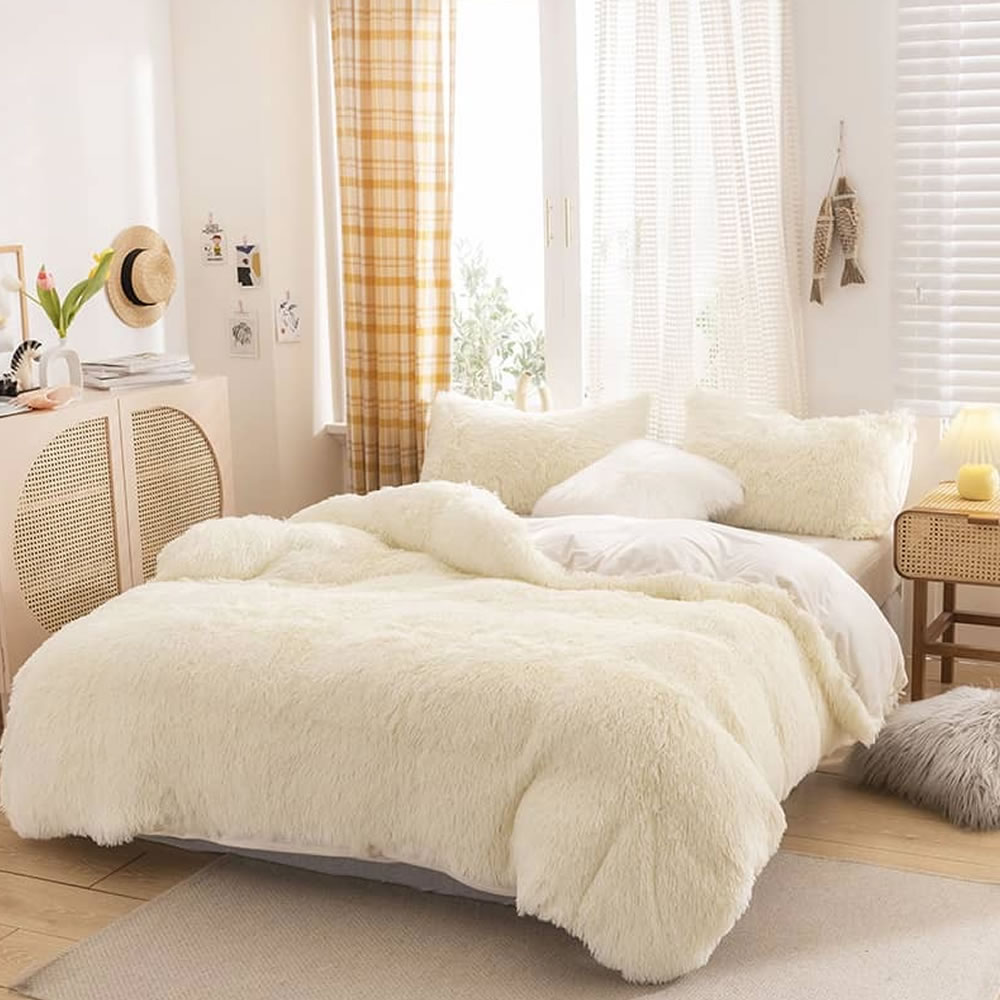 Luxury Plush Shaggy Bedding Set: image 5